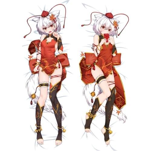 Anime Cartoon TouHou Project Double sided hugging Pillow Case Pillow Cover Pillowcase Peach Skin 2 Way 89011