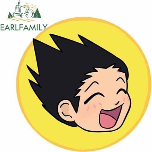 EARLFAMILY 13cm x 12.9cm For Hunter X Hunter Fine Car Stickers Waterproof Decal Scratch-proof Decals Car Door Protector