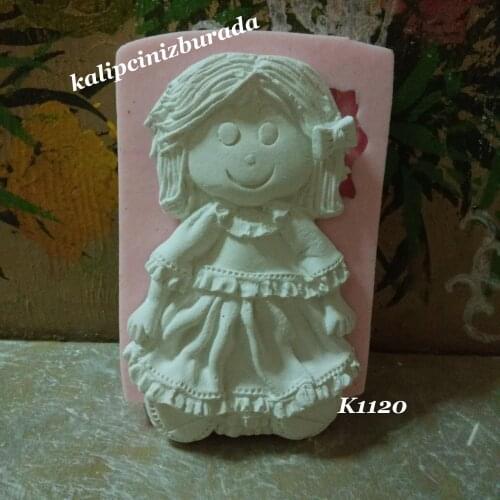 Kız çocuk silikon kalıp
