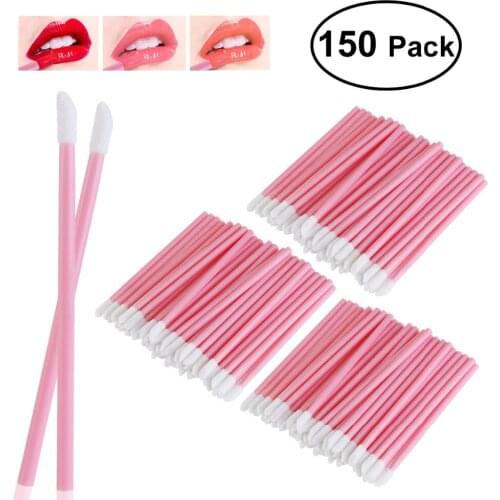 150pcs Disposable Lip Gloss Applicators Lipstick Wands Tool Kits Make Up Brushes Set Maquillage Mascara Lip Brush Applicators