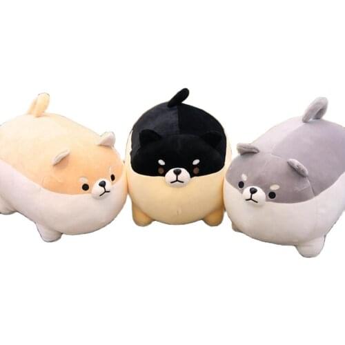 New 40/50cm Cute Chai Dog Plush Toys Stuffed Soft Animal Pillow Christmas Gift for Kids Valentine Present