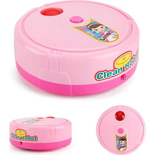 Dollhouse Realistic Multifunctional Practical Interactive Electric Music Cleaning Machine Vacuum Cleaner Sweeping Robot Toy