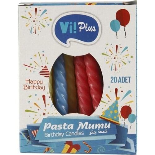 Vi! Plus Cake Candle 20 Pack 8,5 cm candles and scents свечи и ароматы velas y aromas