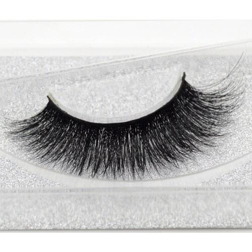 Visofree Mink False Eyelashes Classic Collection Upper Lashes Natural & Lightweight Mink Lashes 1 pair Glitter Packaging A08