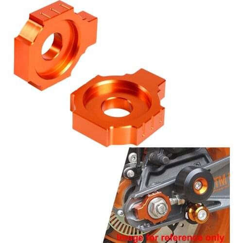 Rear Axle Spindle Chain Adjuster For KTM RC125 RC200 RC390 2014-2019 125 200 390 Duke 2011-2015 2016 2017 2018 2019 RC 125 390
