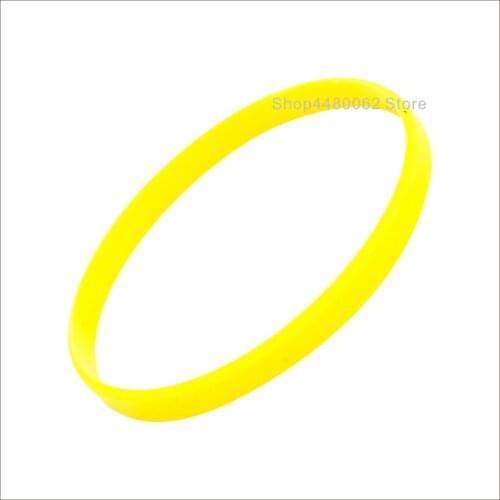 100pcs/lot 6mm width solid color silicone wristband&Bracelets for promotion gift