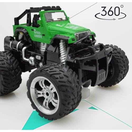 360° Rotary 2.4G Remote Control Car RC Stunt Vehicle 4 Wheel Off-road Racing Car With Crack Control And Antiskid Tyre Xmas Gift
