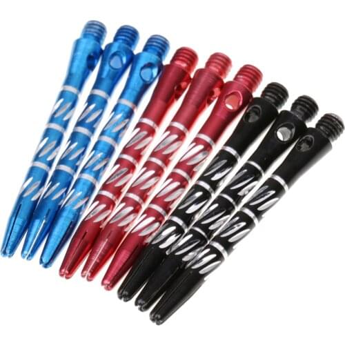 9pcs 50mm Unique Anodised Coloring Stems Aluminium Shafts - 3 Colors