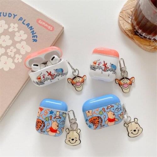 Cartoon Tigger Pooh Bear Airpods Pro Protective Cover Apple 2/3 Generation Headset Cover Cute Applicable