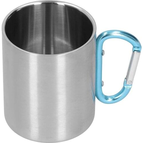 12 Oz Camping Coffee Cup Stainless Steel Home Office Coffee Cup Tea Cup Hot and Cold Drink