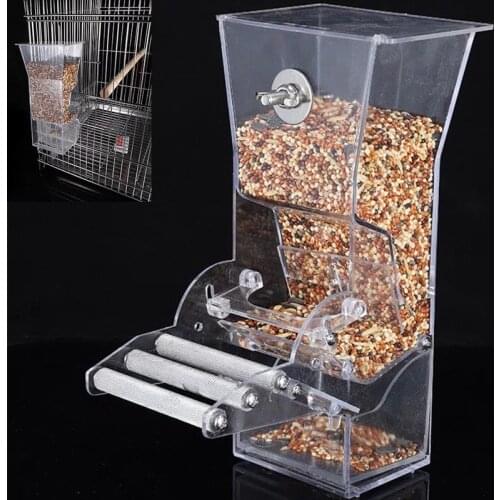 1 Pcs Feeder Bird Automatic Feeders Bird Food Container Food Feeders For Pigeons Parrot Starling Pet Birds Feeding Devices