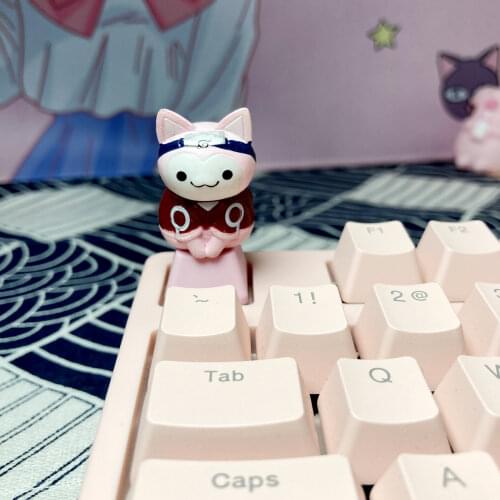 Anime Keycaps For Cat Gaming Accessories For Mechanical Keyboard Custom Anime Stereo Keycaps Single R4 ESC keys