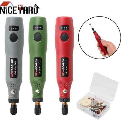 NICEYARD Multifunction Milling Polishing USB Charging Drill Engraver Pen Mini Wireless Electric Grinder Set Abrasive Tools