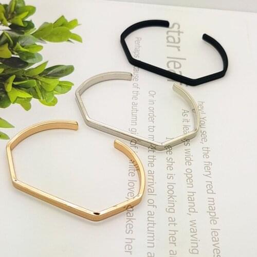 12 pcs / lot fashion jewelry metal copper brass simple design bangle cuff bracelet for women