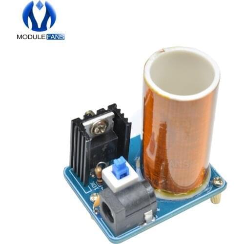 Diy Electronics Kit Mini Tesla Coil Diy Kit Electronics BD243 Mini Tesla Coil Kit Magic Props DIY Parts Empty Lights Technology