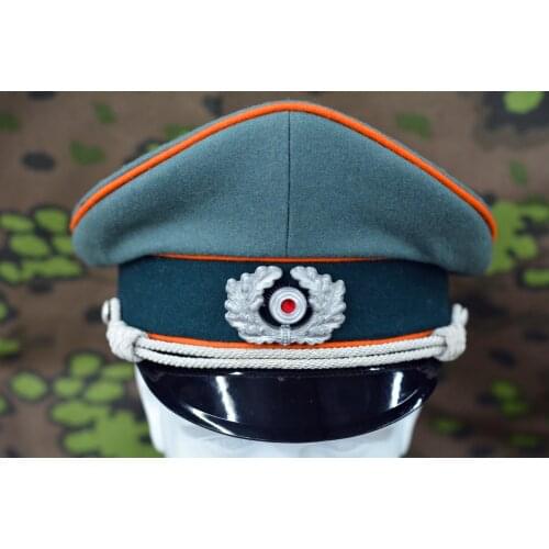 WW2 E.M.D German hat Wool M36 WH orange Military police
