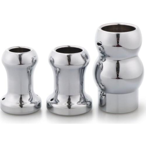 Hollow Space Aluminum Alloy Dilatador Speculum Douche Anal Cleaner Douching Handheld Massager Vaginal Device Anal Plug Adult Sex