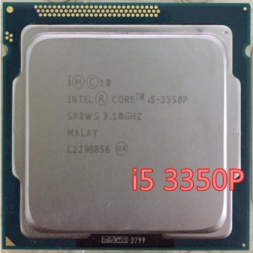 INTEL CORE i5-3350P i5 3350P I5-3350P 3.1GHZ desktop processors CPU Socket LGA 1155 pin