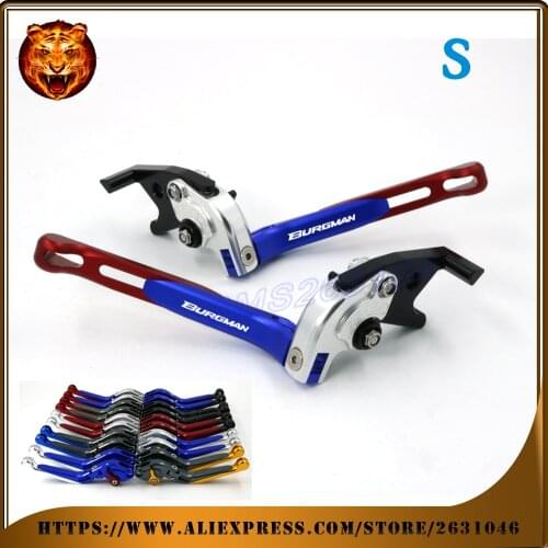 Adjustable Folding Extendable Brake Clutch Lever For SUZUKI AN250 AN400 UH125 UH150 UH200 Burgman an-250 an-400 an-125 an-200