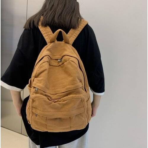 Mochila vintage canvas rugzak vrouwen petit sac a dos femme taschen women rugtas dames ladies backpack school bags for girls