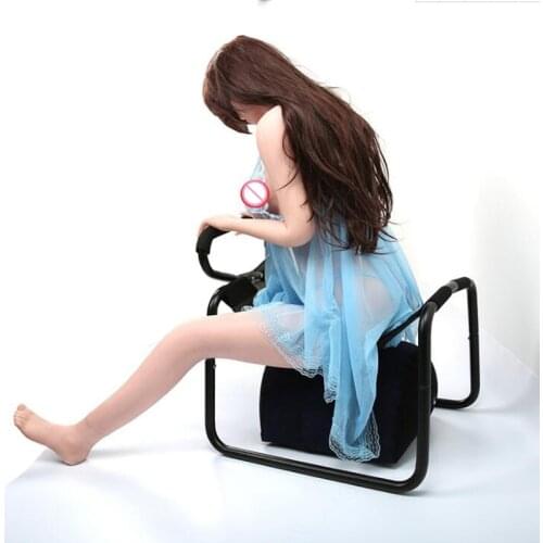 Sex Furniture Enjoy More Sex Fun Sexual love Armrests Exotic Chair & PVC Flocking Magic Arch Shape Pillow Variety Of Sexual Pose