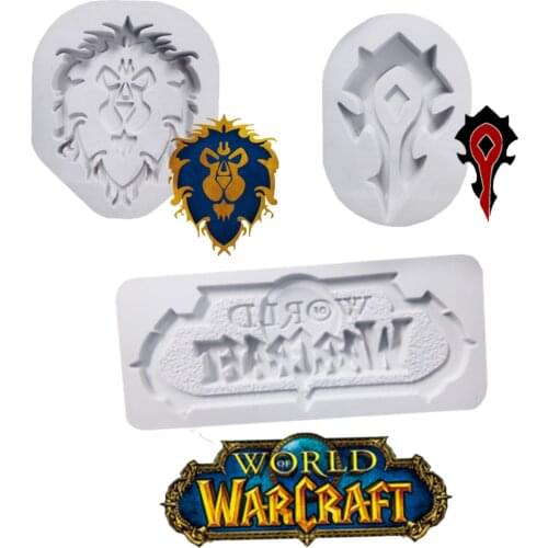 WOW Union logo Silicone Mold Fondant Cake Decorating Mould Sugarcraft Chocolate Baking Tool Kitchenware For Cake Gumpaste Form