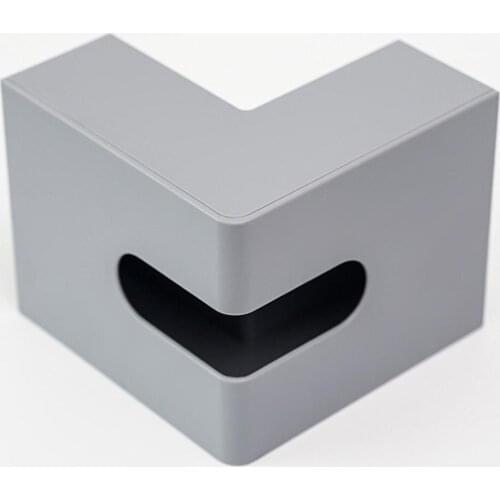 Nordic Right Angle Desktop Napkin Paper Storage Case Tissue Box Holder Organizer