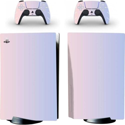 Pure Purple Color PS5 Standard Disc Edition Skin Sticker Decal for PlayStation 5 Console & Controller PS5 Skin Sticker Vinyl