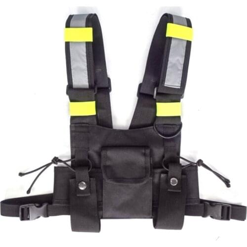 2019 kanye west reflect light ins hot Chest Military tactical chest bag Functional package prechest bag vest intercom bag