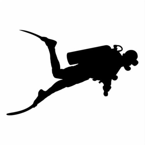 Divers Driving Car Stickers Ocean Treasure Hunter Diving Enthusiasts Reflective Stickers CL483