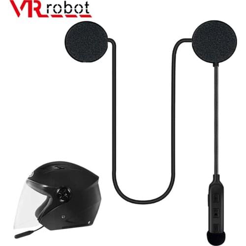 VR robot Long standby Motorcycle Bluetooth 5.0 Headset Wireless Helmet Earphone 900mAh Stereo Music Player Riding Headphones