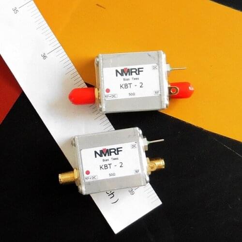 RF coaxial high current T- bias, SMA interface
