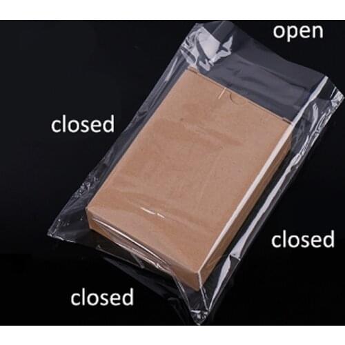 100pcs/lot PVC Heat Shrink Film Wrap Storage Bag Retail Seal Packing Bag Clear Plastic Polybag Gift Cosmetics Packaging Pouch