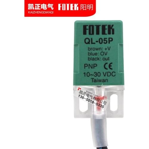 2 pieces Original Genuine Taiwan FOTEK Yangming Proximity Switch QL-05P PNP Normally Open Genuine Spot QL05P