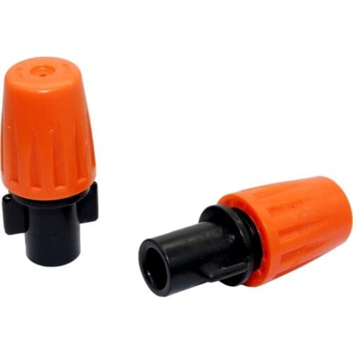 6mm 360 Degree Automatic Atomization Misting Nozzles Garden Irrigation Cooling Humidifiers Fog Sprayers 20 Pcs