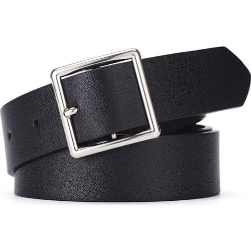 2021 High-end Fashion New Style Denim Mens And Womens Waist Wide Belt PU Japanese Pin Buckle Belts Man Korean Jeans For Woman