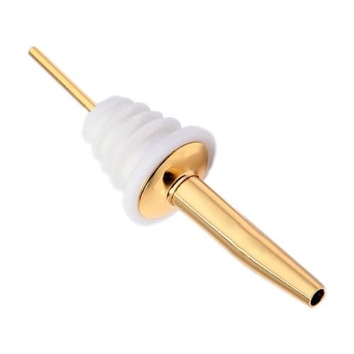 Golden Liquor Spirit Pourer Wine Bottle Pourer Spout Barware Oil Bottle Wine Pourers