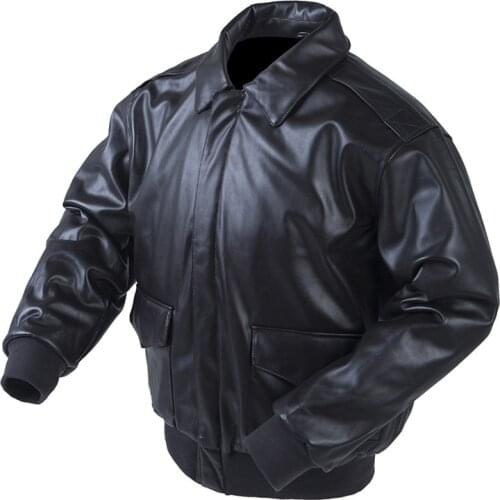 DAFEILI Men's Faux Leather Jackets