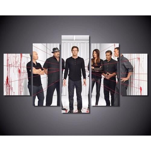 Hot Sale HD Printed dexter season 8 Painting on canvas room decoration print poster picture canvas wholesale drop shipping