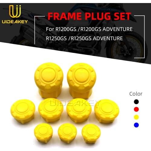 For BMW R1250GS LC ADV R1250 GS R1200GS Adventure 2013-2021 Motorcycle Frame Plug Set Hole Cover Cap 40th Anniversary HP Edition