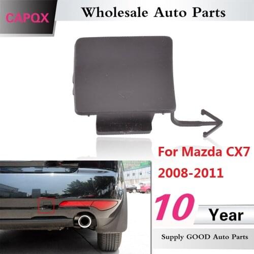 CAPQX Rear Bumper Tow Hook Cover Cap Shell housing House EH44-50-EL1L1 For Mazda CX-7 CX7 2008 2009 2010 2011