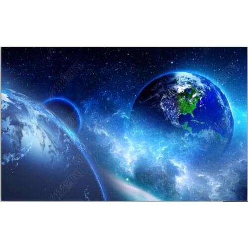 Custom photo wallpaper 3d wall murals wallpaper Sky night scene moon mural wall papers for living room decoration