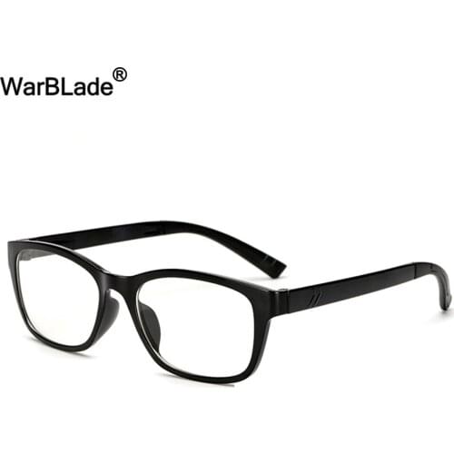 Retro Rectangle Eyeglasses Optical Clear Lens Black Glasses Leopard Square Eyewear Spectacle Frames For Women Men WarBLade