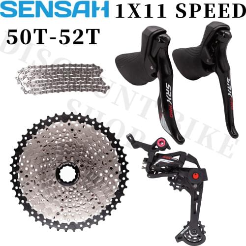 SENSAH SRX PRO 1X11 speed 11s gravel bike derailleur cassette Road groupset Bicycle Shifter Rear Chains CX 50T 52T New