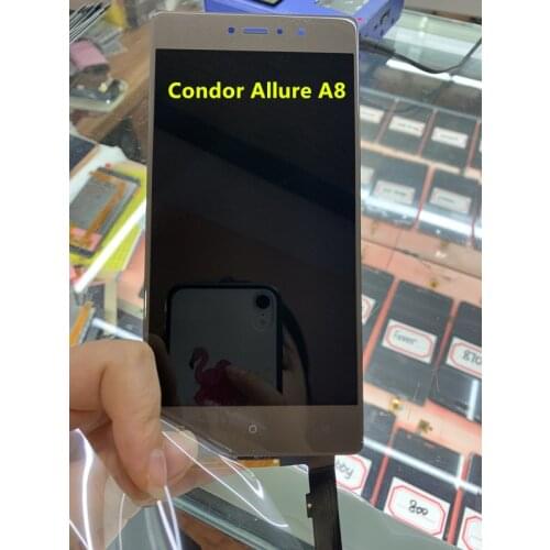 AAA Quality For Condor Allure A8 LCD Display With Touch Screen Digitizer Assembly Replacement Parts