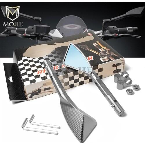 Rearview Mirror Motorcycle Scooter Moto Rear View Mirror Handle Bar For Honda CBR600 F2 F3 F4 F4i CBR600RR ABS RC51 SP1 SP2