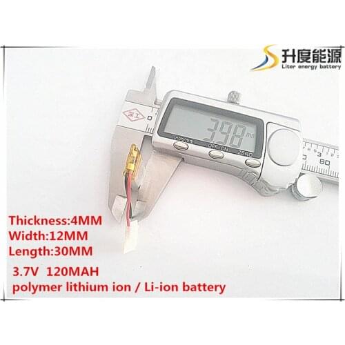 10pcs [SD] 3.7V,120mAH,[401230] Polymer lithium ion / Li-ion battery for TOY,POWER BANK,GPS,mp3,mp4,cell phone,speaker