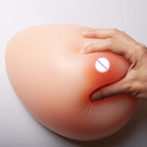 4600g HH cup Large Silicone Breast Forms Fake Boob Enhancer Pad Crossdresser Bra Insert B Cup mastectomy transvestite Shemale