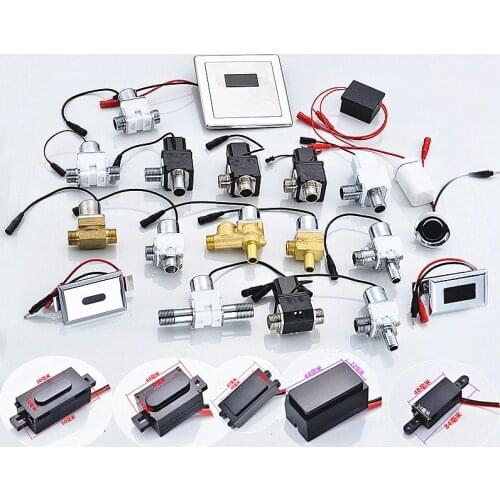 Infrared automatic Sensor urinal flush valve,DC6V Induction solenoid valve,Infrared urinal sensor panel accessories,J18063