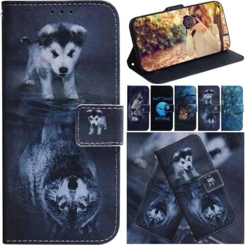 Wolf Tiger Painted Wallet For Case Samsung Galaxy S10E S10 Lite S20 FE S21 Plus S30 Ultra Note 20 10 A81 A91 M60S M80S A42 D26F